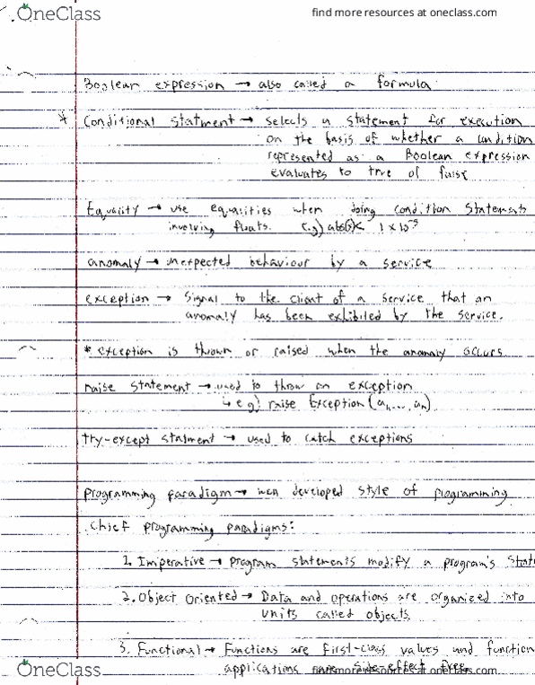 ENGINEER 1D04 Lecture Notes - Lecture 4: Init thumbnail