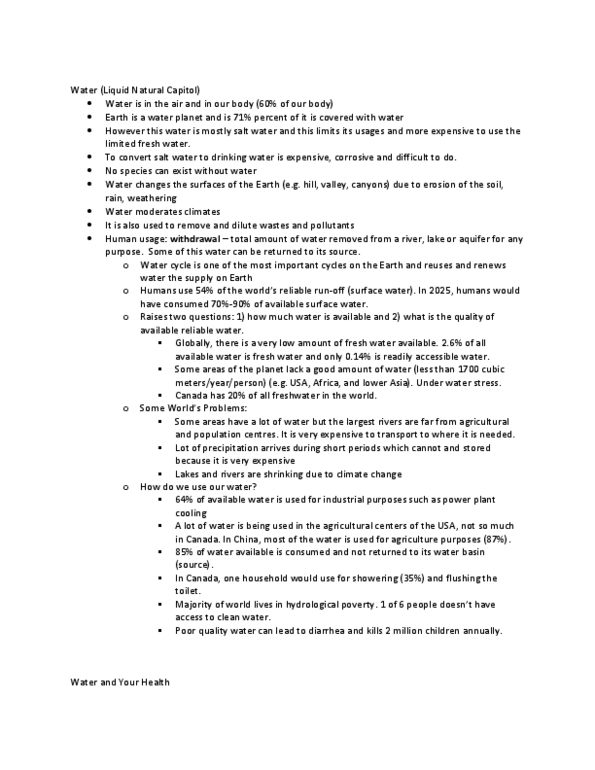 ENVR 540 Lecture Notes - Lecture 12: Main Source, Abdominal Pain, Hepatitis thumbnail