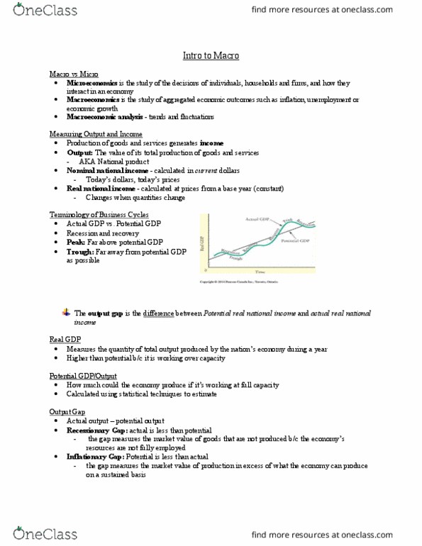 EC140 Lecture Notes - Lecture 1: Labour Candidates And Parties In Canada, Real Interest Rate, Workforce Productivity thumbnail