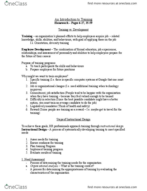 Management and Organizational Studies 1021A/B Lecture Notes - Lecture 5: Cash Register, Videotelephony, Agreeableness thumbnail