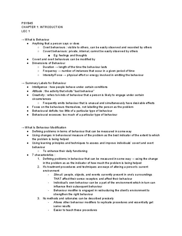 PSYB45H3 Chapter Notes - Chapter 1: Dsm-5, Classical Conditioning thumbnail