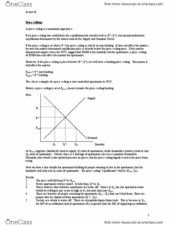 ECON 101 Lecture Notes - Lecture 4: Decstation, W. M. Keck Observatory, Economic Equilibrium thumbnail