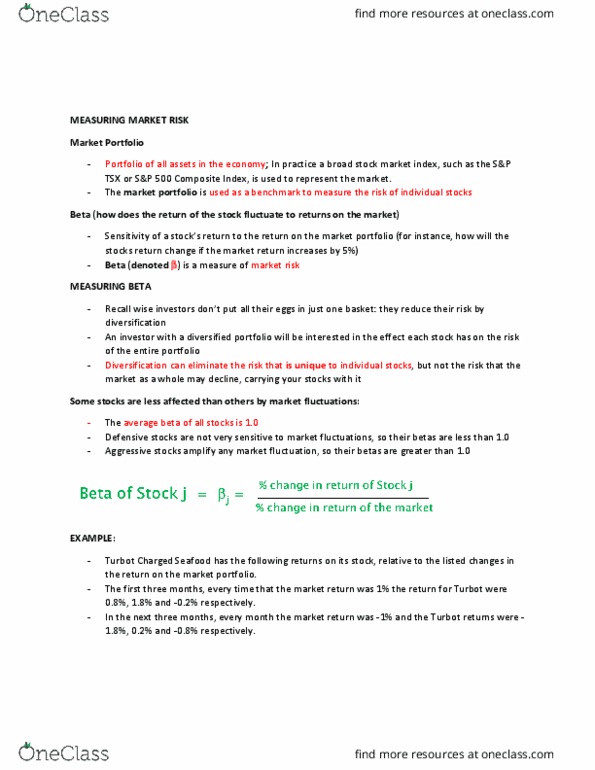 FINE 2000 Lecture Notes - Lecture 12: Operating Leverage, Price Drop, Market Risk thumbnail