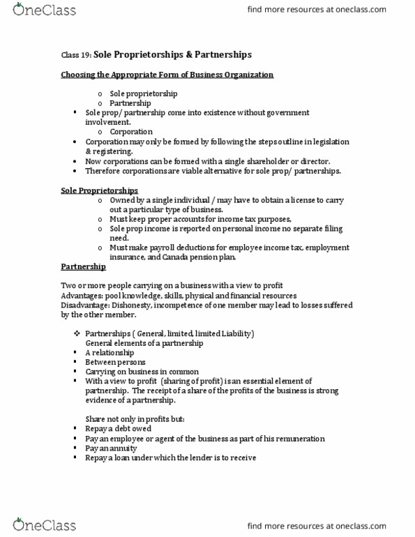 BU231 Lecture Notes - Lecture 19: Privately Held Company, Canada Pension Plan, South African Class 19 4-8-2 thumbnail