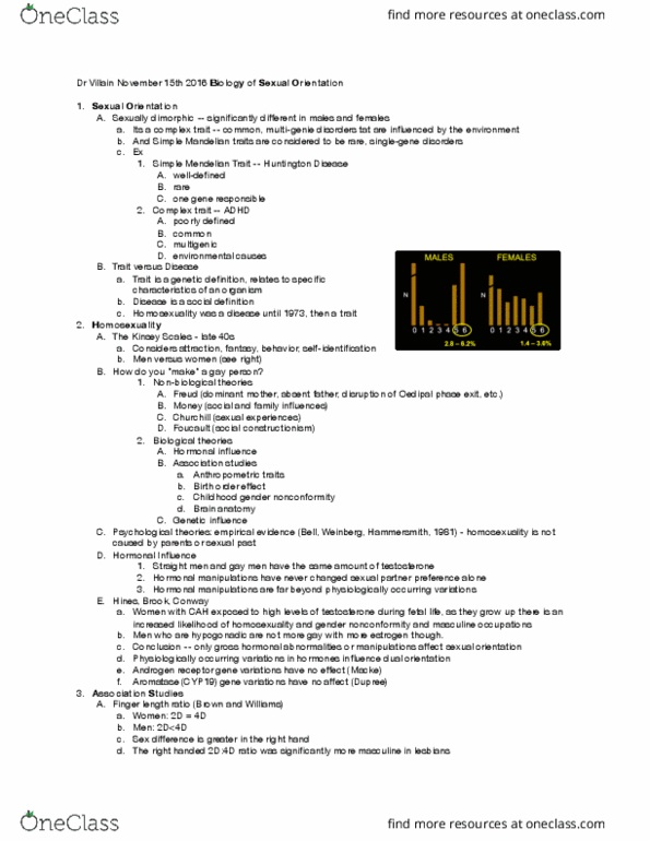 GE CLST M72A Lecture Notes - Lecture 16: Birth Order, Sexual Dimorphism, Twin thumbnail