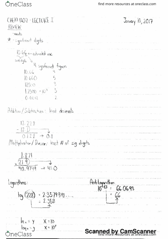 CHEM 1202 Lecture 1: Review and Equilibrium Constant thumbnail