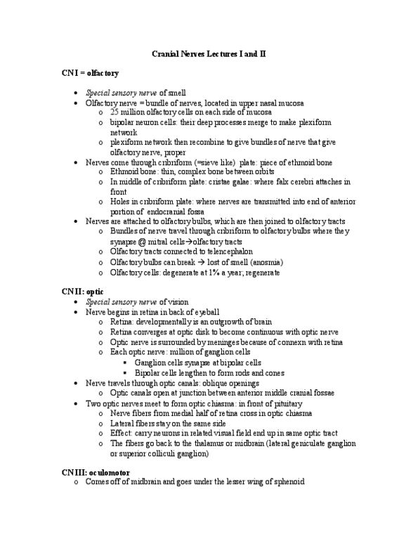 BIOL 2005 Lecture Notes - Epiglottis, Stylopharyngeus Muscle, Jugular Foramen thumbnail