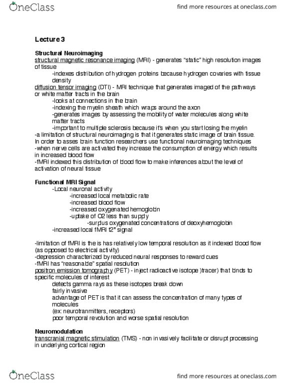 PSYCH 212 Lecture Notes - Lecture 3: Multiple Sclerosis, Neuroglia, Optogenetics thumbnail