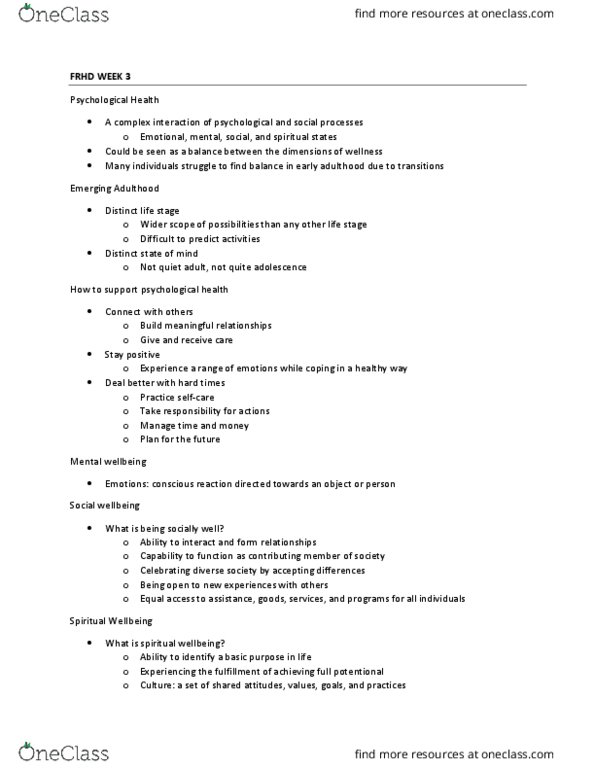 FRHD 1010 Lecture Notes - Lecture 3: Time Management, Procrastination thumbnail