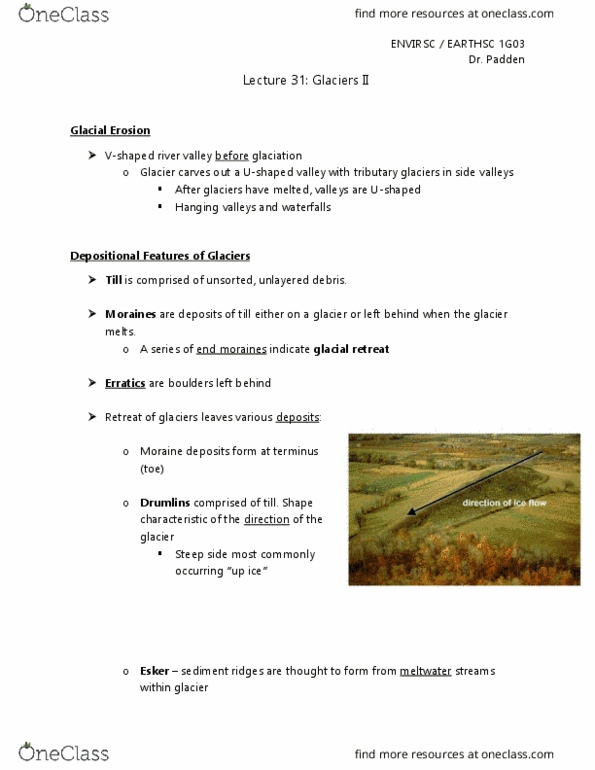 ENVIRSC 1G03 Lecture Notes - Lecture 31: Sea Ice, Pleistocene, Plate Tectonics thumbnail