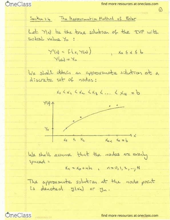 MATH 2306 Lecture Notes - Lecture 3: Horse Length, National Order Of Quebec thumbnail