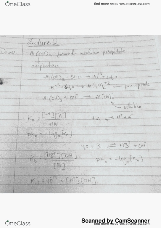 CHEM 155 Lecture 2: Acid-Base Buffers thumbnail