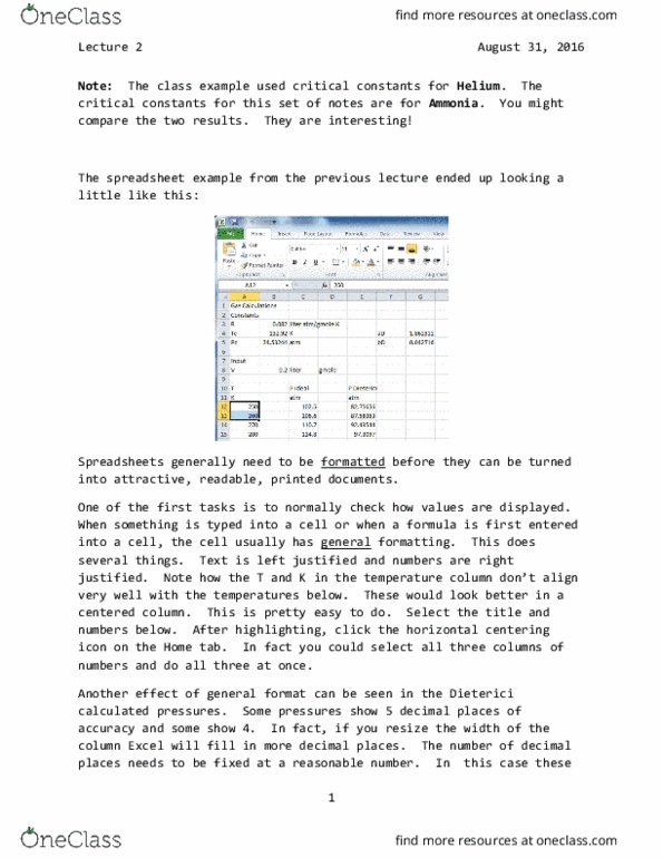 CHE 210 Lecture Notes - Lecture 2: Ideal Gas, Radian thumbnail