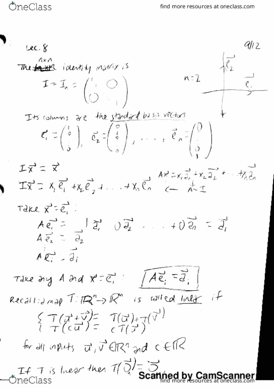 MATH 2210 Lecture 8: linear algebra 8 thumbnail
