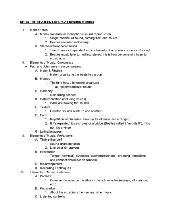 MSC HST 68 Lecture Notes - Lecture 2: Paratext, Mimi Smith, Tuberculosis thumbnail