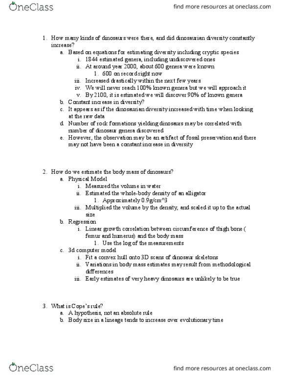 GEL 12 Lecture Notes - Lecture 16: Brownian Motion, Species Complex, Linear Function thumbnail