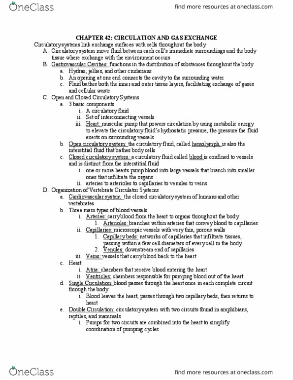 BIL 150 Lecture Notes - Lecture 23: Pulmonary Vein, Pulmonary Artery, Superior Vena Cava thumbnail