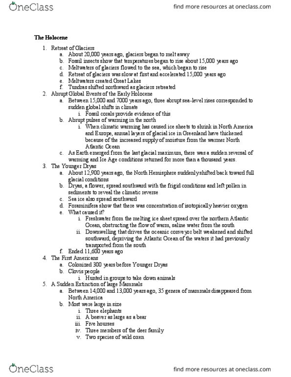 GSC 111 Chapter Notes - Chapter 20: Sea Ice, Global Warming, Downwelling thumbnail