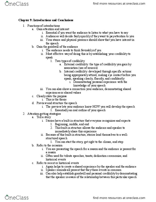 COS 211 Chapter Notes - Chapter 9: Gettysburg Address, Shared Experience, Fokker E.Ii thumbnail