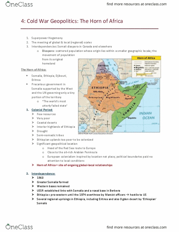 GEOG 122 Lecture 4: 4-Geopolitics in the Horn of Africa thumbnail