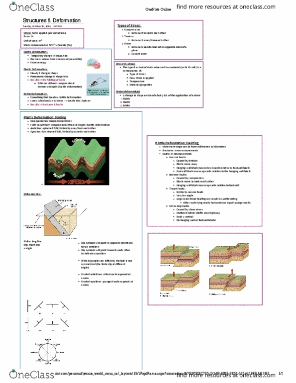 EOSC 110 Lecture 10: Structures & Deformation thumbnail