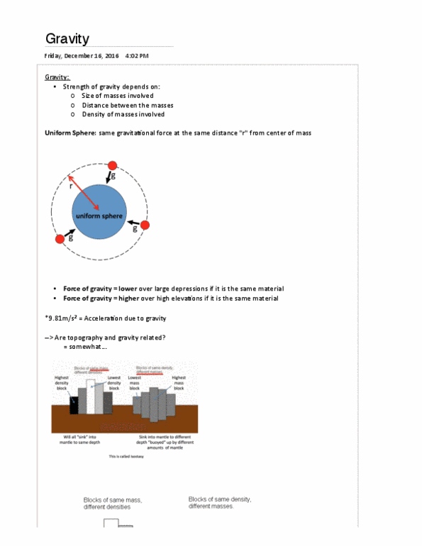 EOSC 110 Lecture 18: Gravity thumbnail