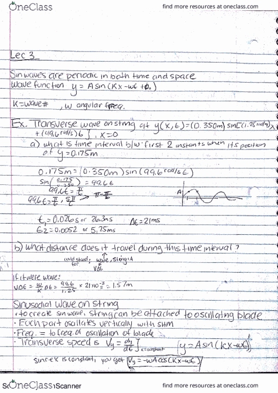 PHYA22H3 Lecture 3: Sin waves thumbnail