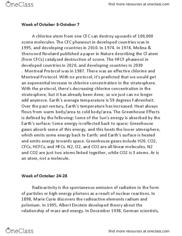 CHEM 110 Lecture Notes - Lecture 4: Plutonium, Atomic Number, Spontaneous Emission thumbnail