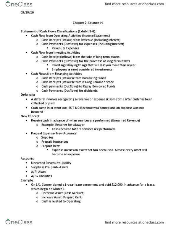 ACCOUNTG 221 Lecture Notes - Lecture 4: Retained Earnings, Income Statement thumbnail