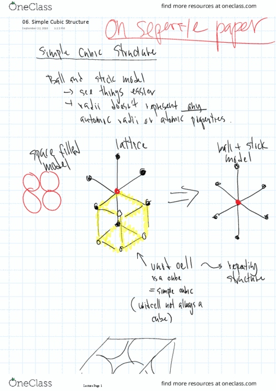 APS110H1 Lecture 6: 06. Simple Cubic Structure thumbnail