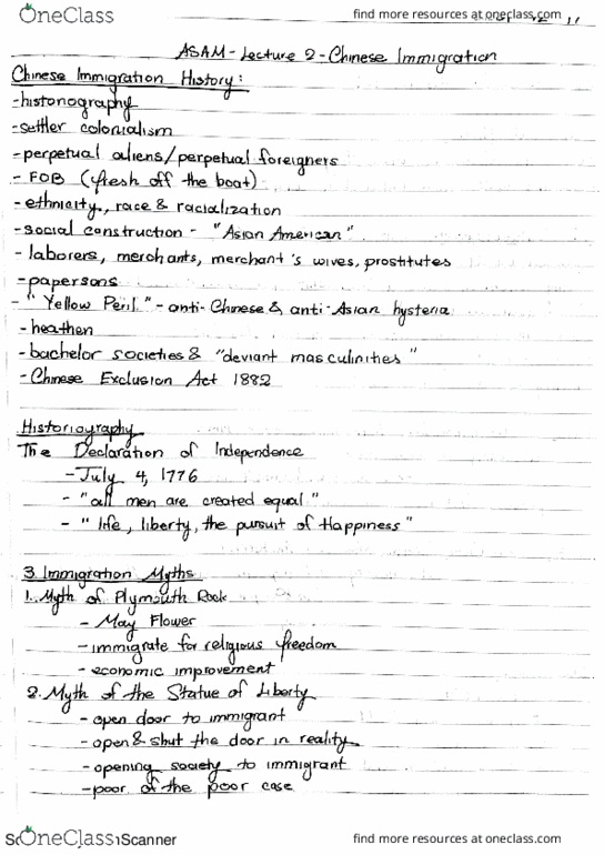 ASIANAM 52 Lecture 2: Chinese Immigration History thumbnail