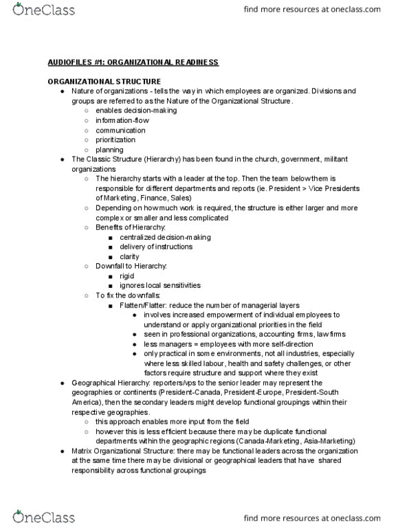 MKT 310 Lecture Notes - Lecture 1: Business Process thumbnail