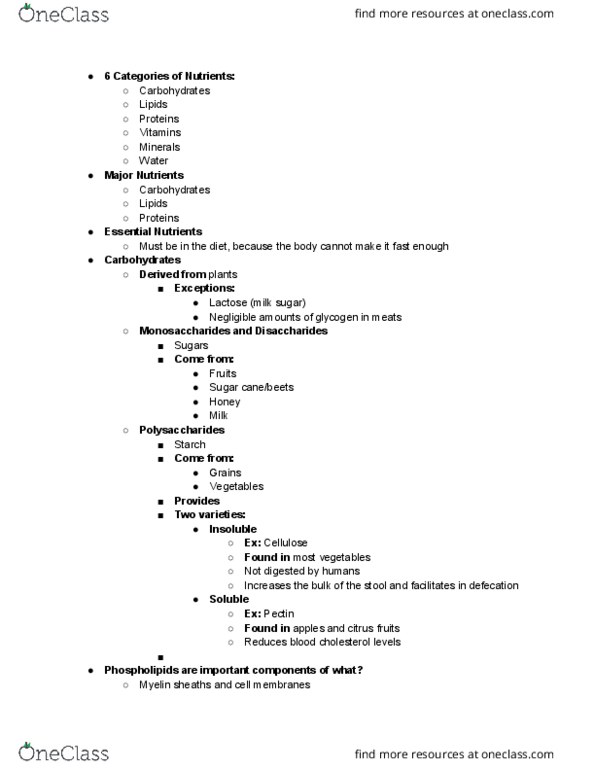BIOL 320 Lecture Notes - Lecture 1: High-Density Lipoprotein, Bile Acid, Acetyl-Coa thumbnail