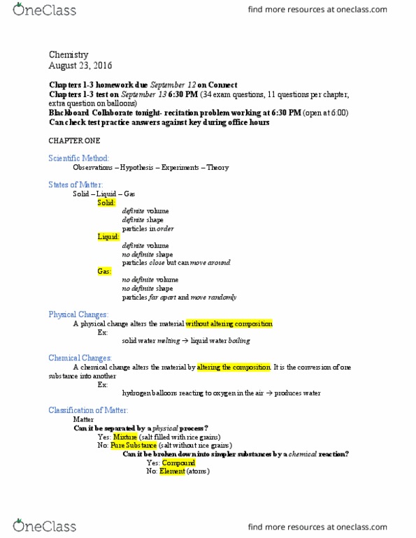 CH 104 Lecture Notes - Lecture 1: Significant Figures, Scientific Notation, Gnu Compiler Collection thumbnail