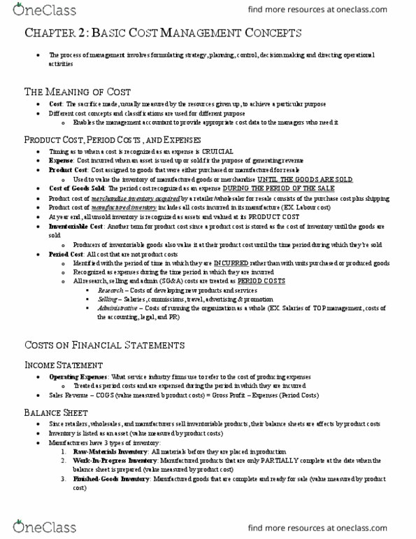 BUS 254 Chapter Notes - Chapter 2: Sheet Metal, Mass Customization, European Cooperation In Science And Technology thumbnail