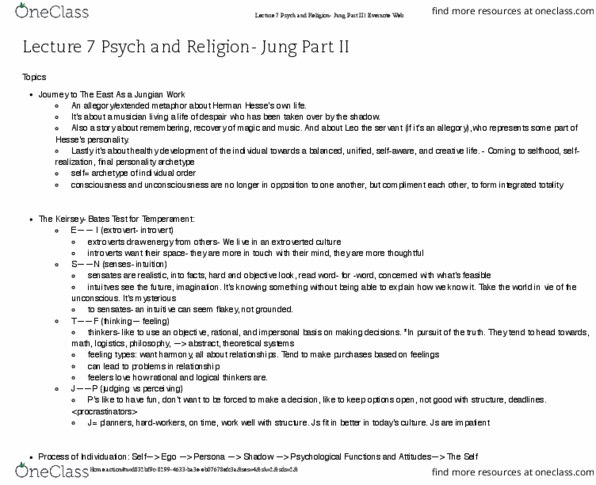 PSYC 80A Lecture Notes - Lecture 7: David Keirsey, Evernote, Psych thumbnail