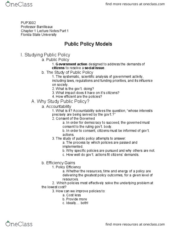 PUP-3002 Lecture Notes - Lecture 1: Autocracy thumbnail