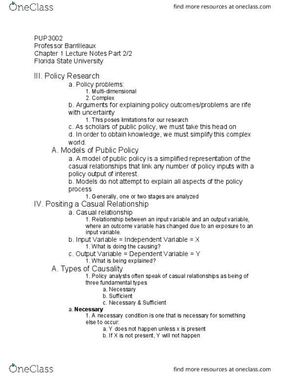 PUP-3002 Lecture Notes - Lecture 2: Casual Dating, Homo Economicus, Rulemaking thumbnail