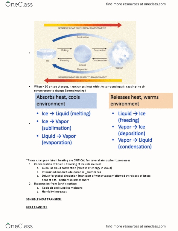 ATOC 181 Lecture Notes - Lecture 6: Fluid Parcel, Cumulus Cloud, Cool Air thumbnail