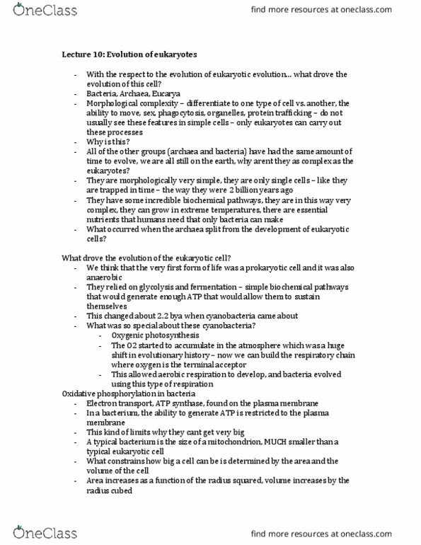 Biology 1002B Lecture Notes - Lecture 10: Agarose Gel Electrophoresis, Horizontal Gene Transfer, Trichomonas thumbnail