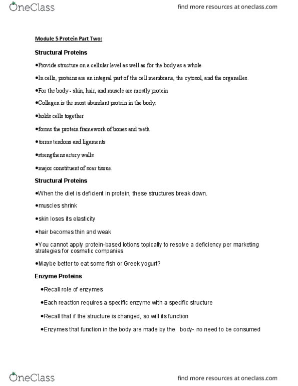 FNN 100 Lecture Notes - Lecture 9: Phenylketonuria, Bloating, Weight Loss thumbnail