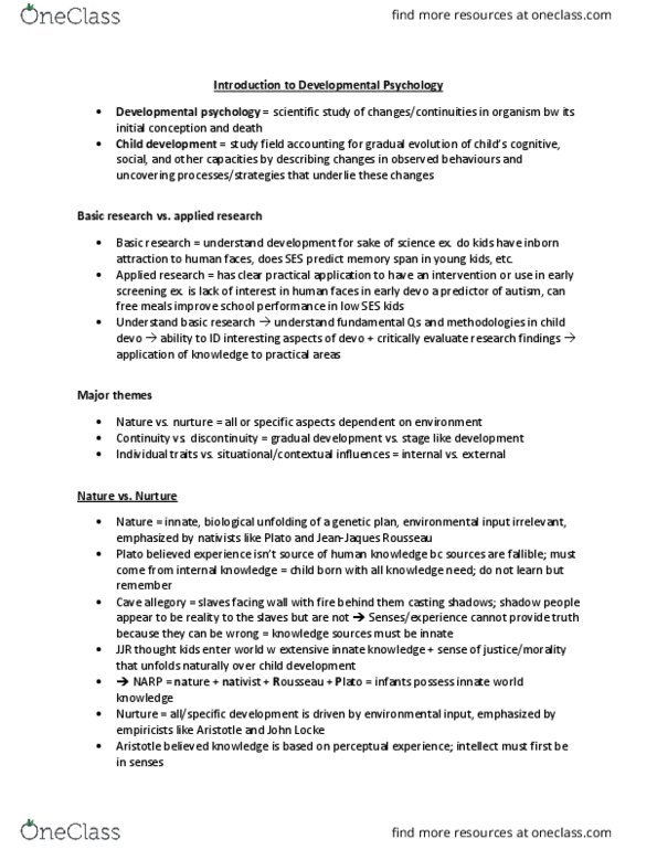 PSY210H5 Lecture Notes - Lecture 2: Classical Conditioning, Operant Conditioning, Little Albert Experiment thumbnail