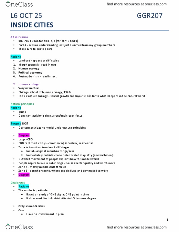 GGR207H5 Lecture Notes - Lecture 6: Blockbusting, Capital Accumulation, Deindustrialization thumbnail