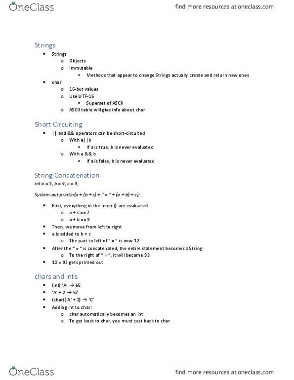 CSE 8B Lecture Notes - Lecture 3: Subset, Concatenation thumbnail