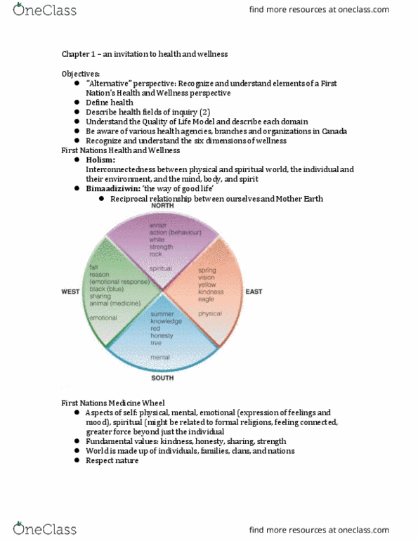 HLSC 1010 Lecture Notes - Lecture 1: Participaction, Health Belief Model, Health Promotion thumbnail