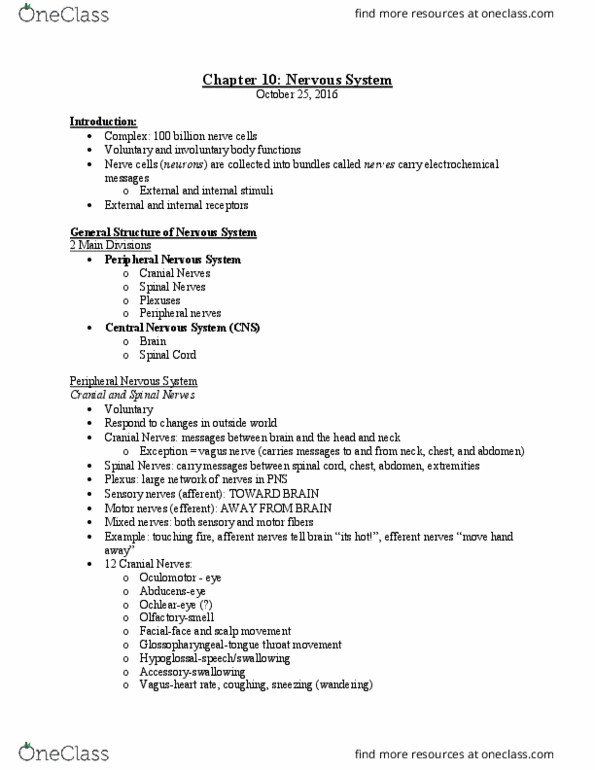 MEDT200 Lecture Notes - Lecture 10: Myasthenia Gravis, Amyotrophic Lateral Sclerosis, Cerebro thumbnail