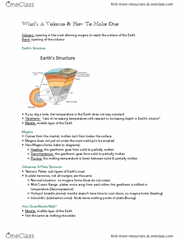 GEOL 1400 Lecture Notes - Lecture 1: Magma Chamber, Buoyancy, Neutral Buoyancy thumbnail
