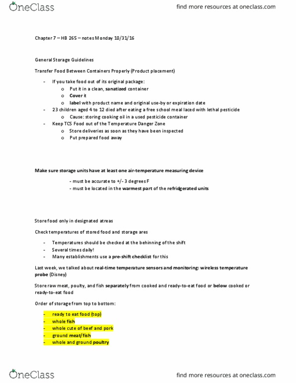 HB 265 Lecture Notes - Lecture 8: Backflow Prevention Device, Quaternary Ammonium Cation, Chlorine thumbnail