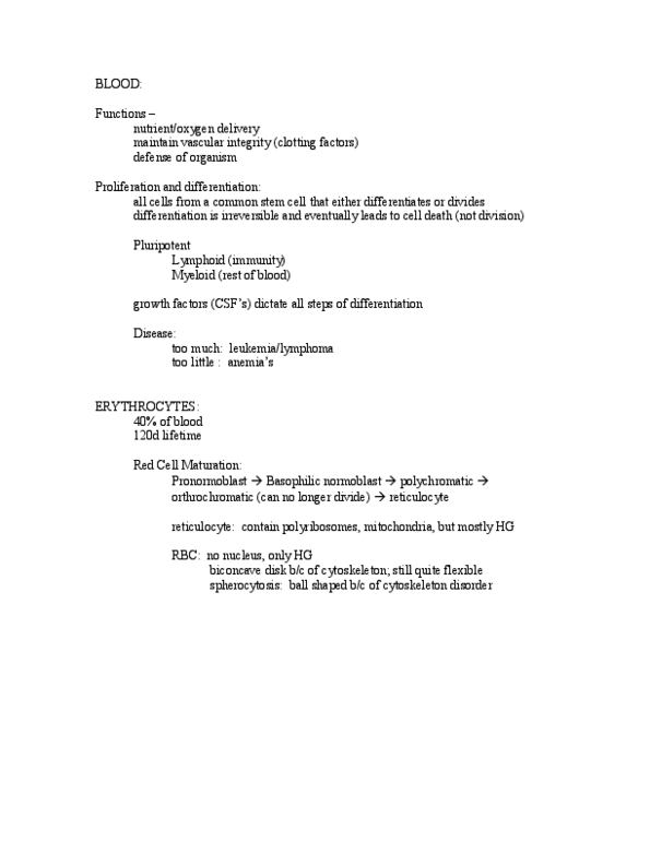 BIOL 1111 Lecture Notes - Antigen Presentation, Lysosome, Growth Factor thumbnail