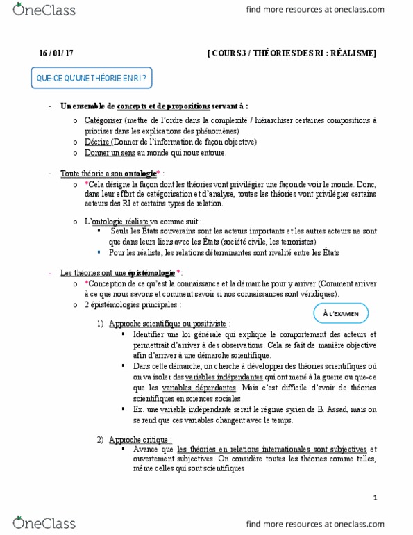 POL 2503 Lecture Notes - Lecture 3: Dune, Survie, Linear Motor thumbnail